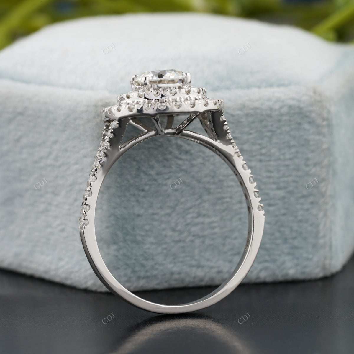 Lab-Grown Diamond Double Halo Ring