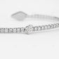 Antique Lab Grown Diamond Flexible Cuff Bracelet  customdiamjewel   