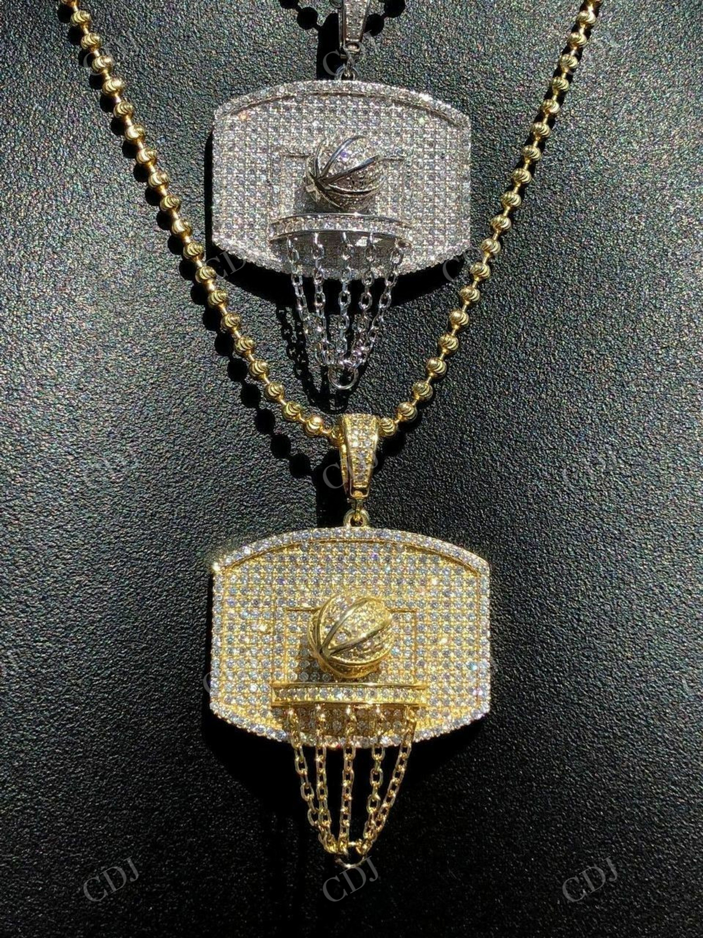 Basketball Hoop Diamond Pendant customdiamjewel