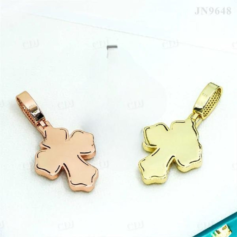Iced Out Rapper Jewelry Baguette Diamonds Cross Pendant customdiamjewel
