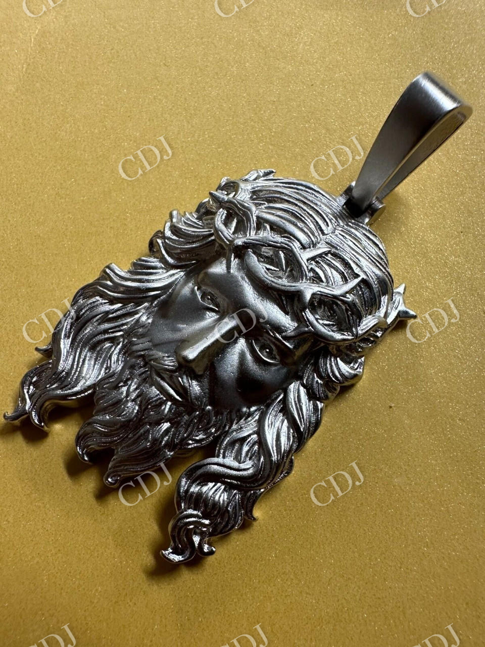 Hip Hop Plain Jesus Piece Pendant customdiamjewel