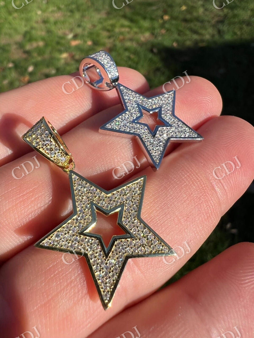 Hip Hop Moissanite Super Star Pendant customdiamjewel