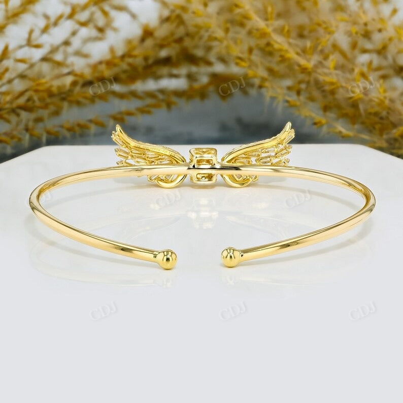 Unique Angel Wing Designer CVD Diamond Bracelet customdiamjewel