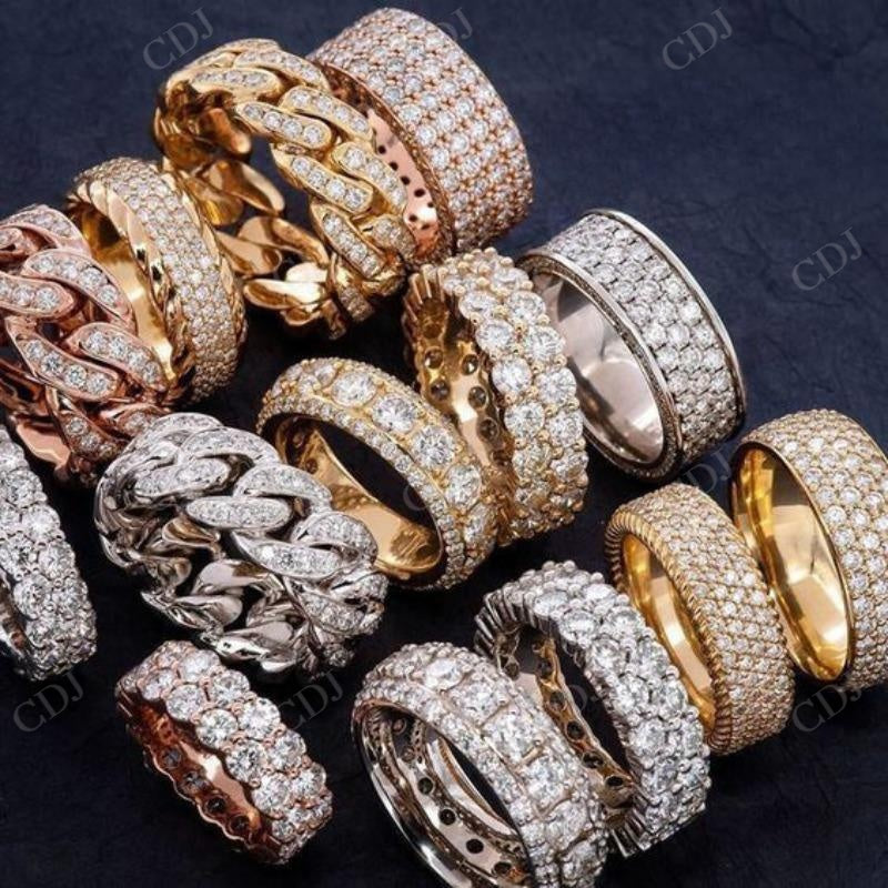 Hip Hop Diamond Iced Out Rings CustomDiamJewel