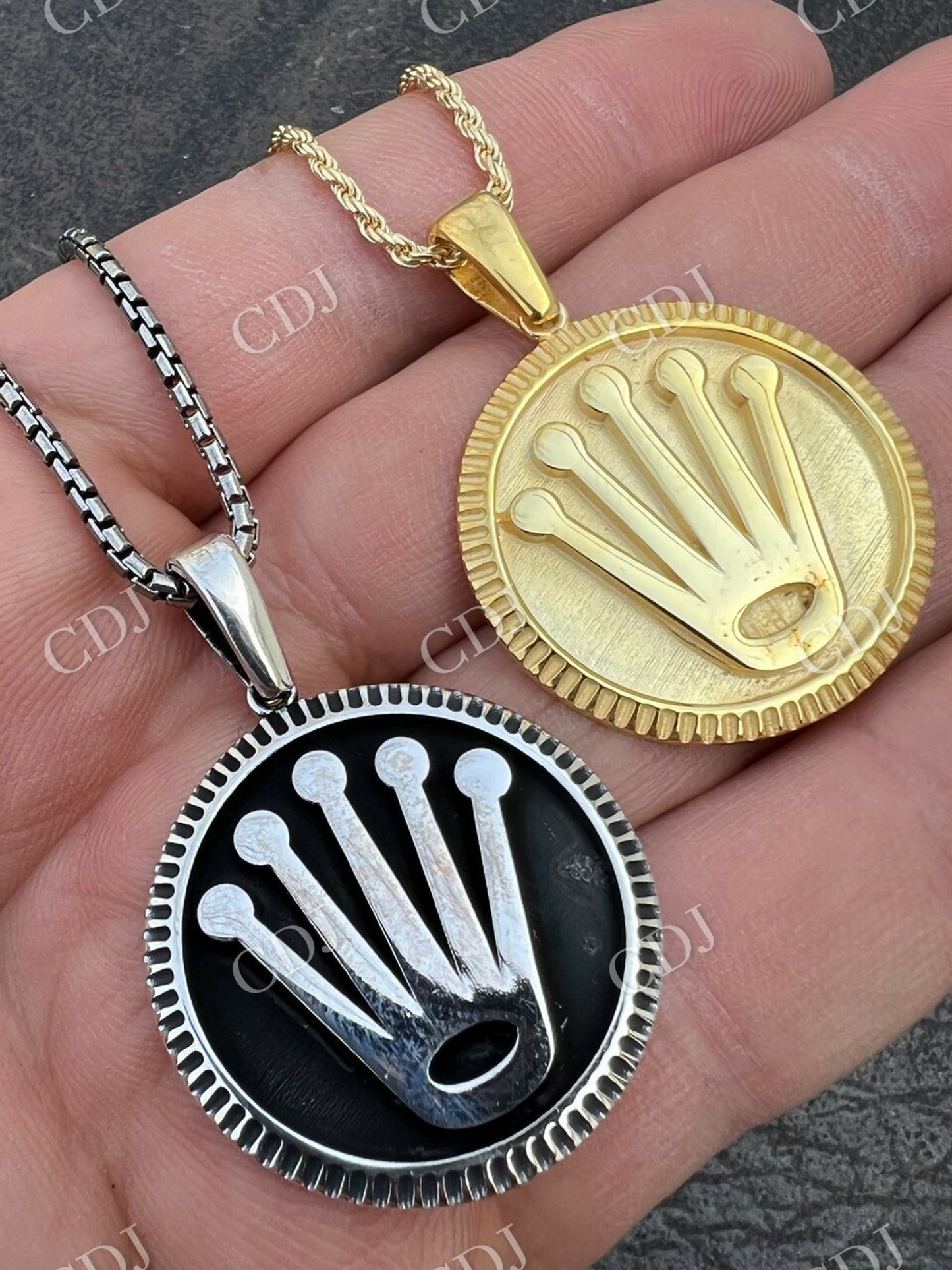 Plain Logo Hip Hop Pendant customdiamjewel