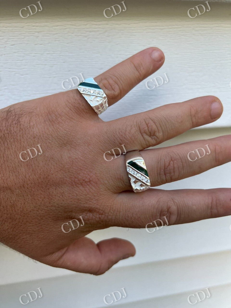 Nugget Iced Out Hip Hop Ring customdiamjewel