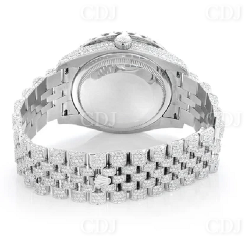High Quality Moissanite diamond Rolex Wrist Watch customdiamjewel