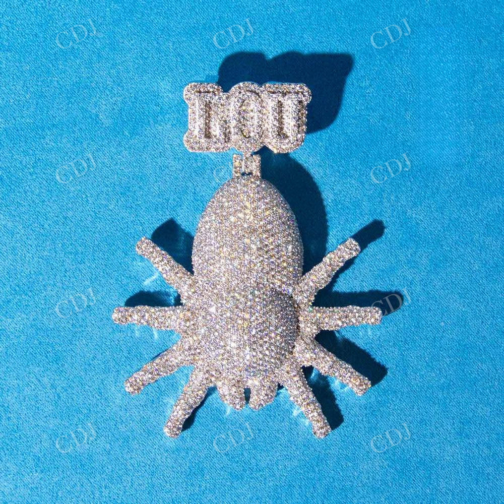 Lou Customized Fully Iced Out Diamond Pendant customdiamjewel