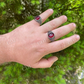 Ruby Red Stone Ring Pinky Signet Ring  customdiamjewel   