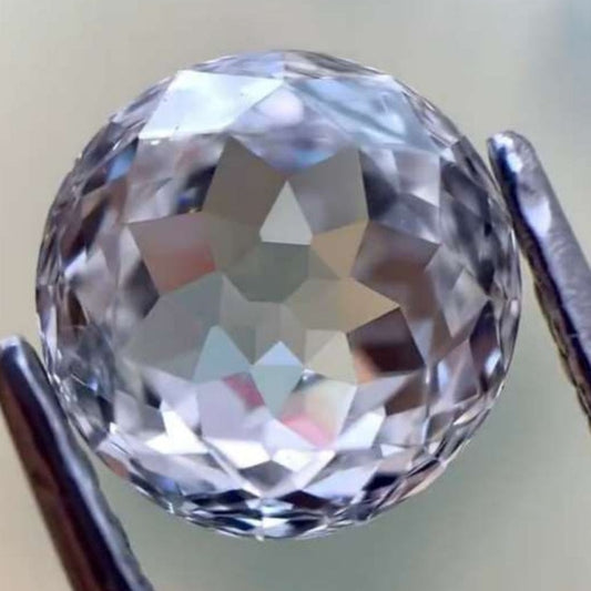 Round Rose Cut Lab Grown Diamond  customdiamjewel   