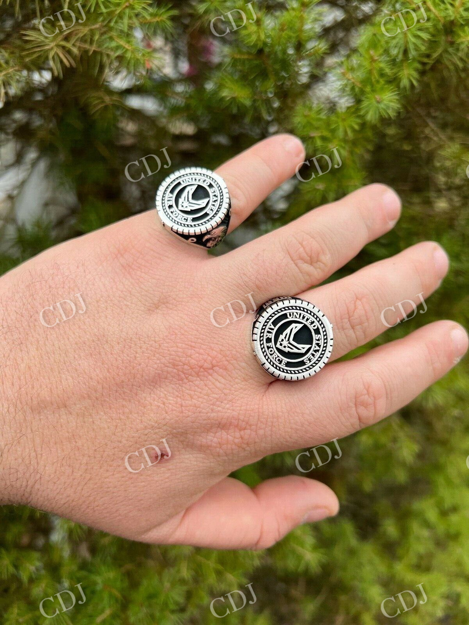 US Air Force Military Army Ring customdiamjewel