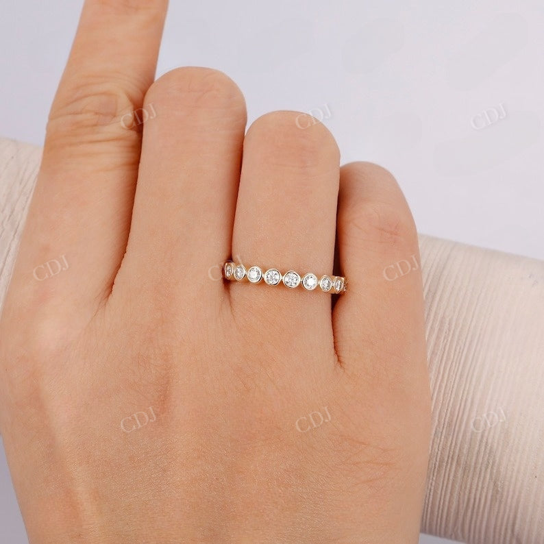 0.52CTW Floating Bubble Natural Diamond Wedding Band Wedding Band customdiamjewel