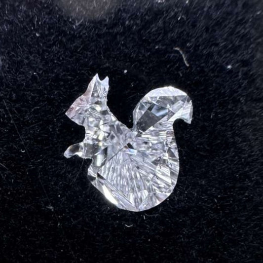 Squirrel Shape lab Grown Diamond  customdiamjewel   