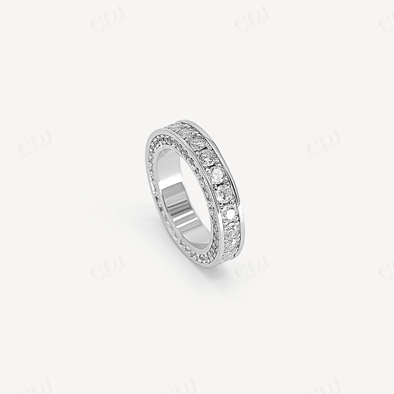 Three Row Full Eternity Channel Setting Band customdiamjewel