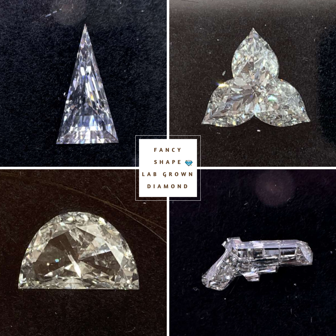 Star Cut Lab Grown Diamond  customdiamjewel   