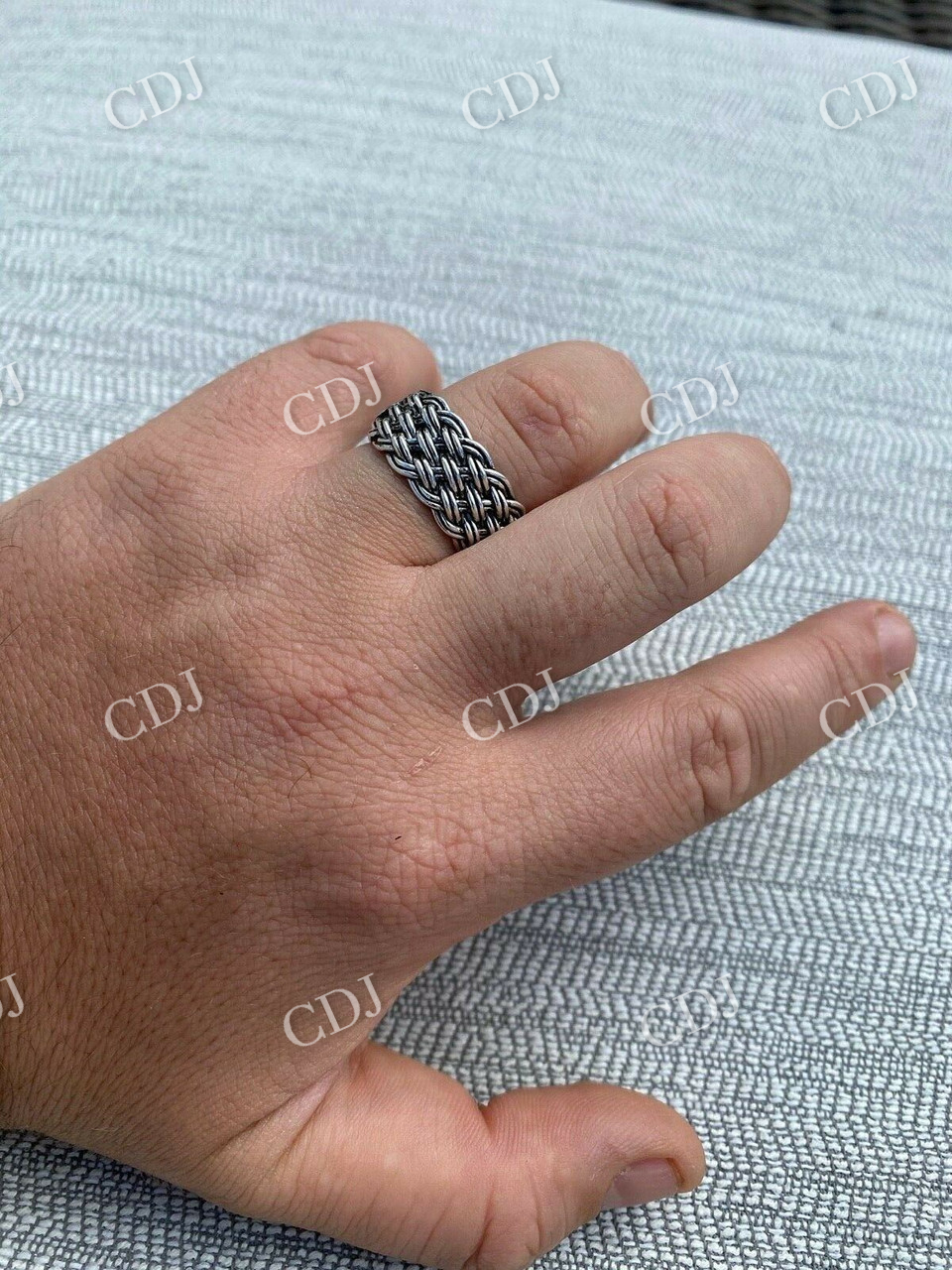 Weave Wedding Band customdiamjewel