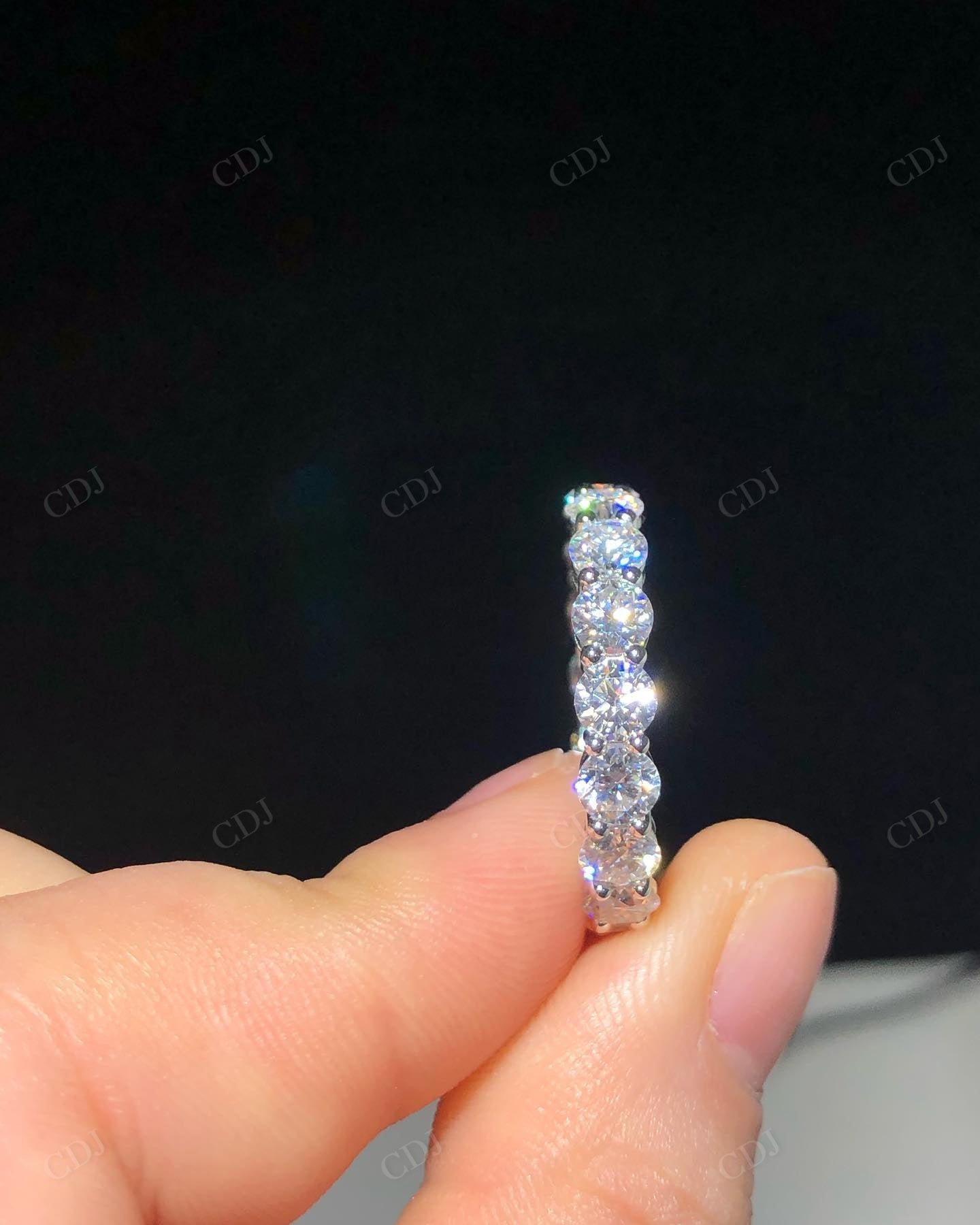 Lab Grown Diamond Eternity Wedding Band