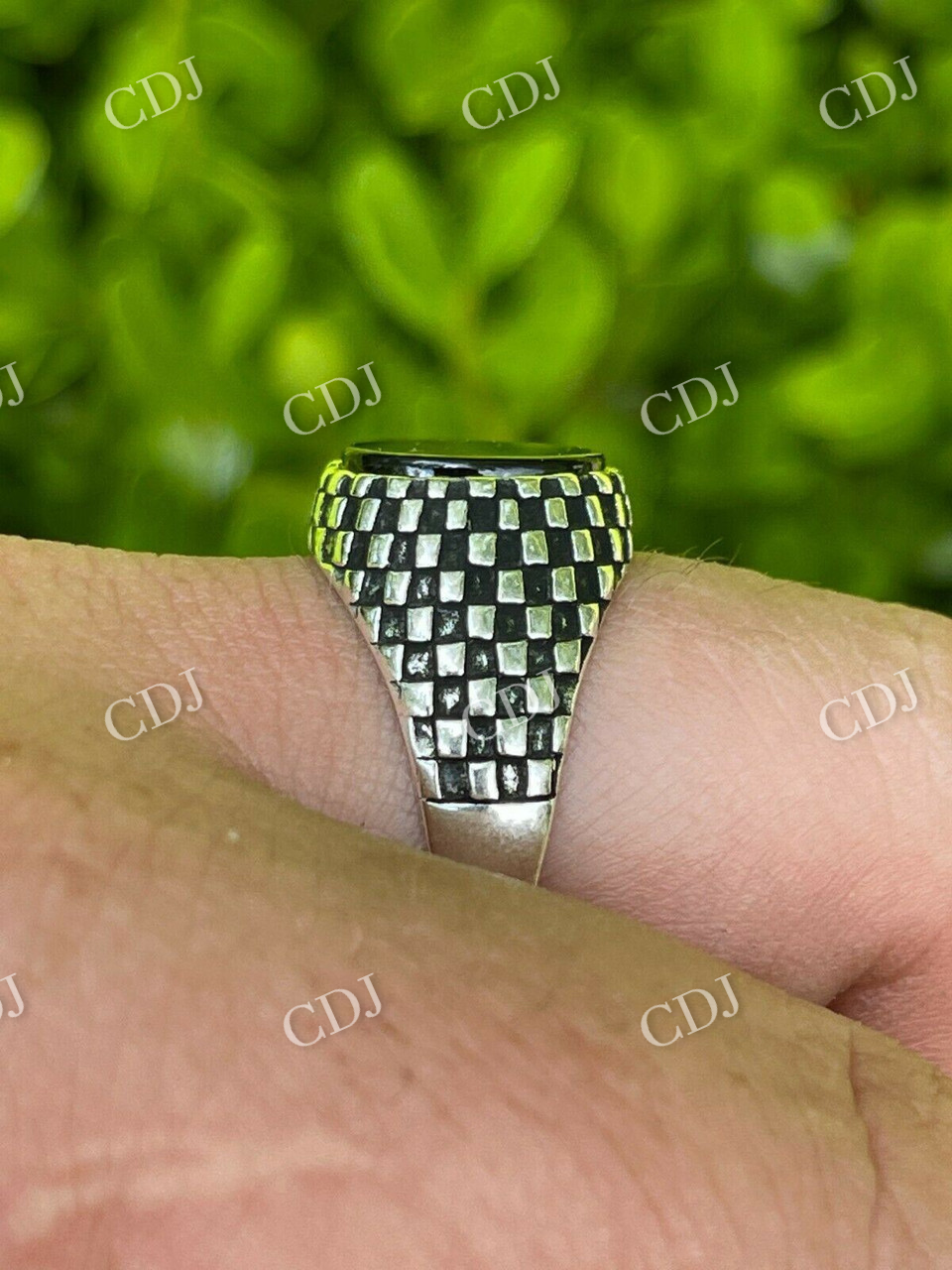 Black Onyx Men's Hip Hop Ring customdiamjewel