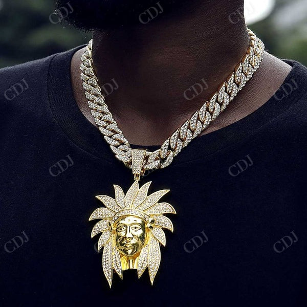 Hip Hop Moissanite Custom Diamond Pendant CustomDiamJewel