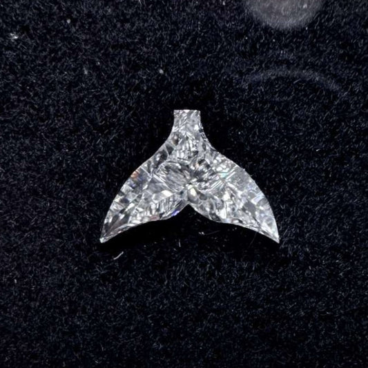 Whale tail Cut Fancy Shape Lab Grown Diamond  customdiamjewel   