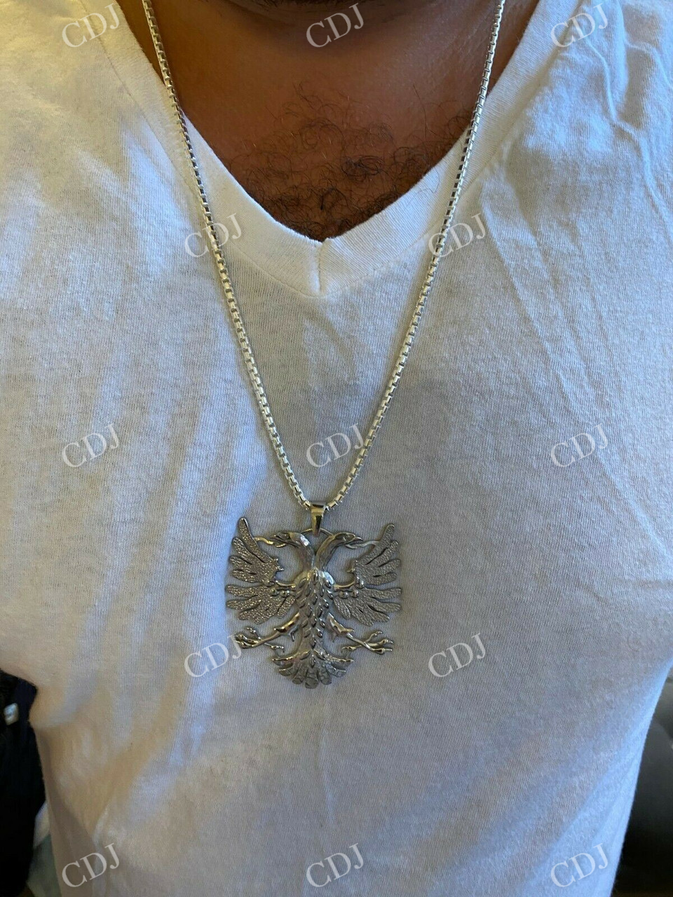 Double Headed Eagle Pendant customdiamjewel
