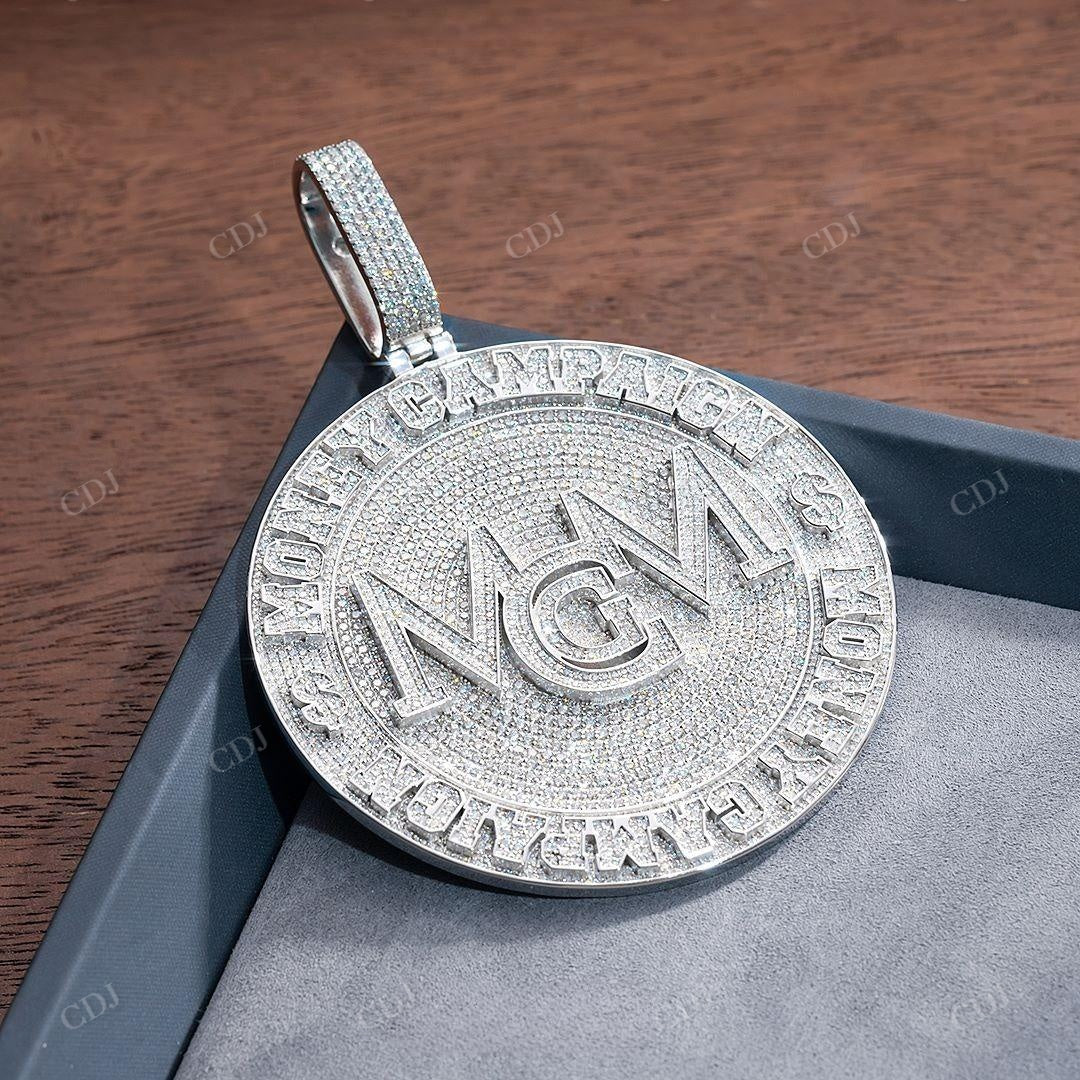 Micro Paved Disc Hip Hop Personalized Jewelry For Men hip hop jewelry customdiamjewel