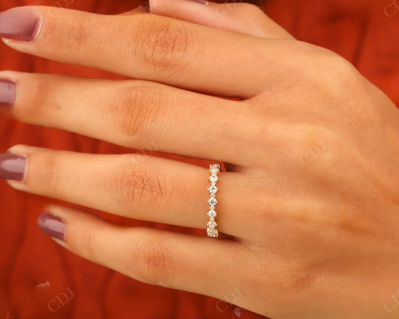 0.72CTW Full Eternity Round Cut Lab Grown Diamond Anniversary Band customdiamjewel