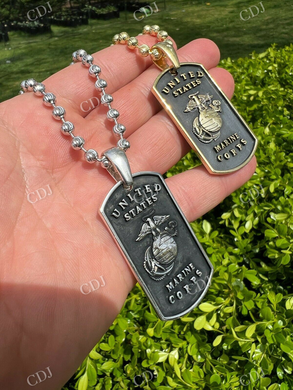 Military Dog Tag Pendant customdiamjewel