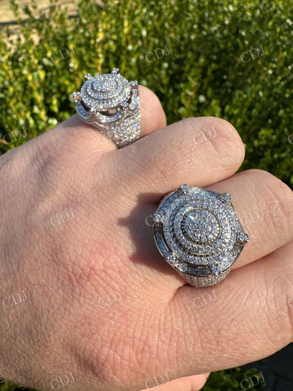 Customized Micro pave Set Hip Hop Ring customdiamjewel