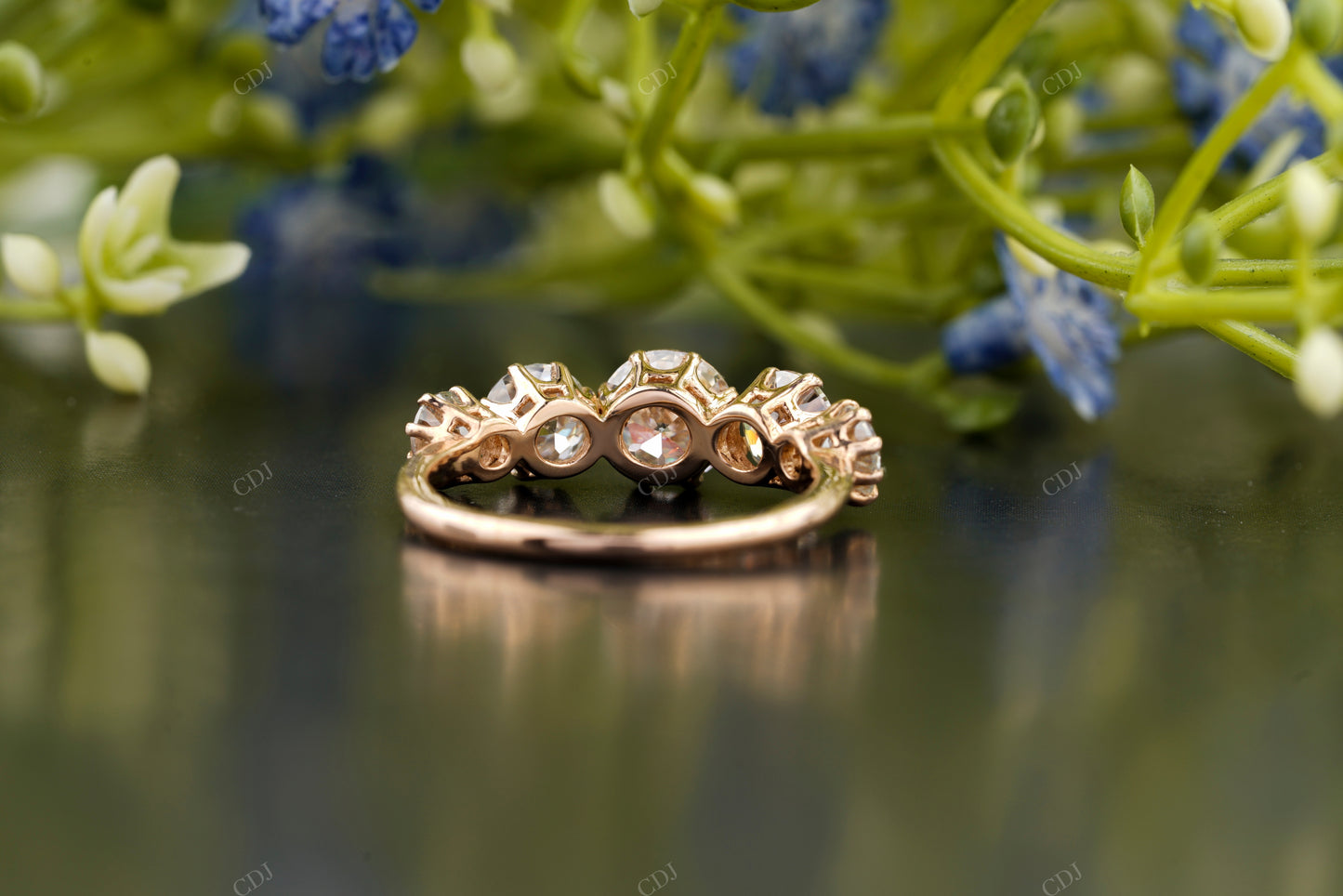 Lab-Grown Diamond Five-Stone Ring