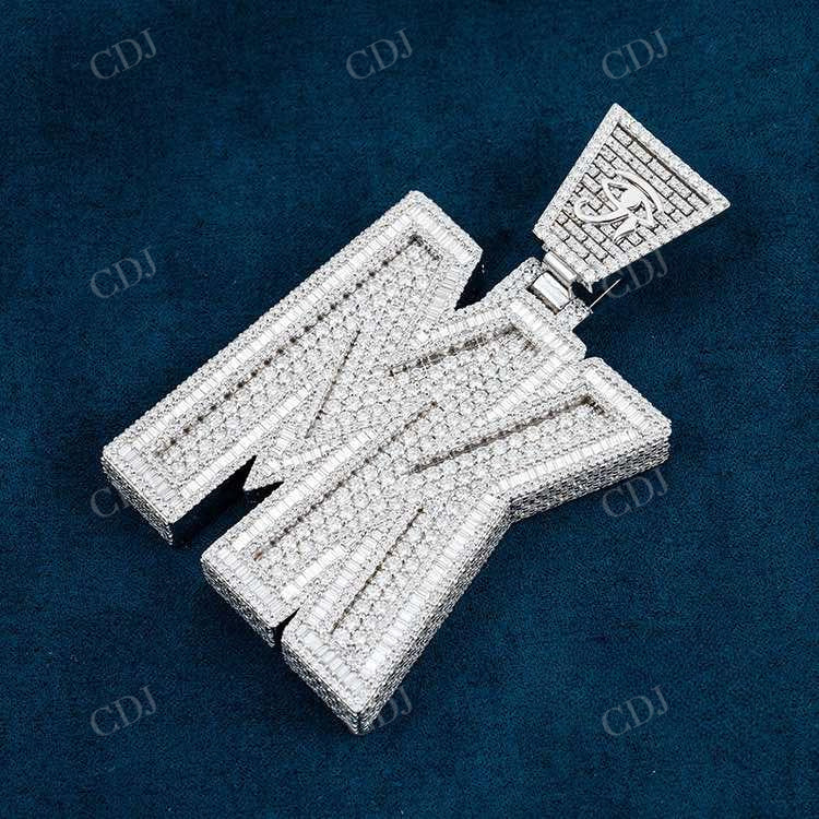 Initial Letter MK Custom Diamond Pendant customdiamjewel