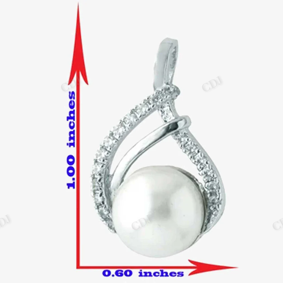 Sterling Silver Pear Shape Moissanite Pendant hip hop jewelry CustomDiamJewel