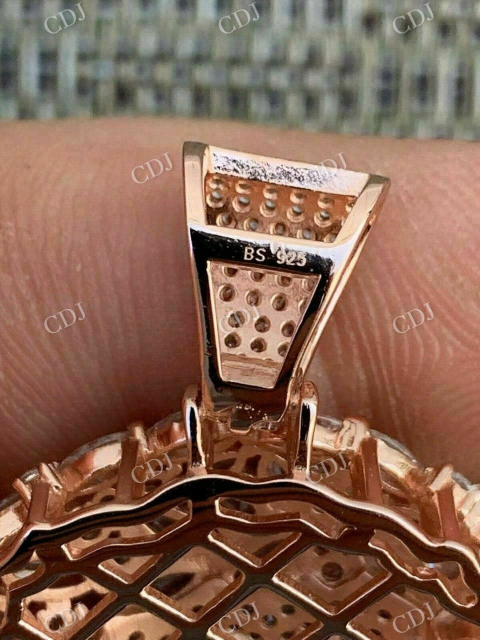 Fully Iced Out Jesus Piece Hip Hop Pendant customdiamjewel