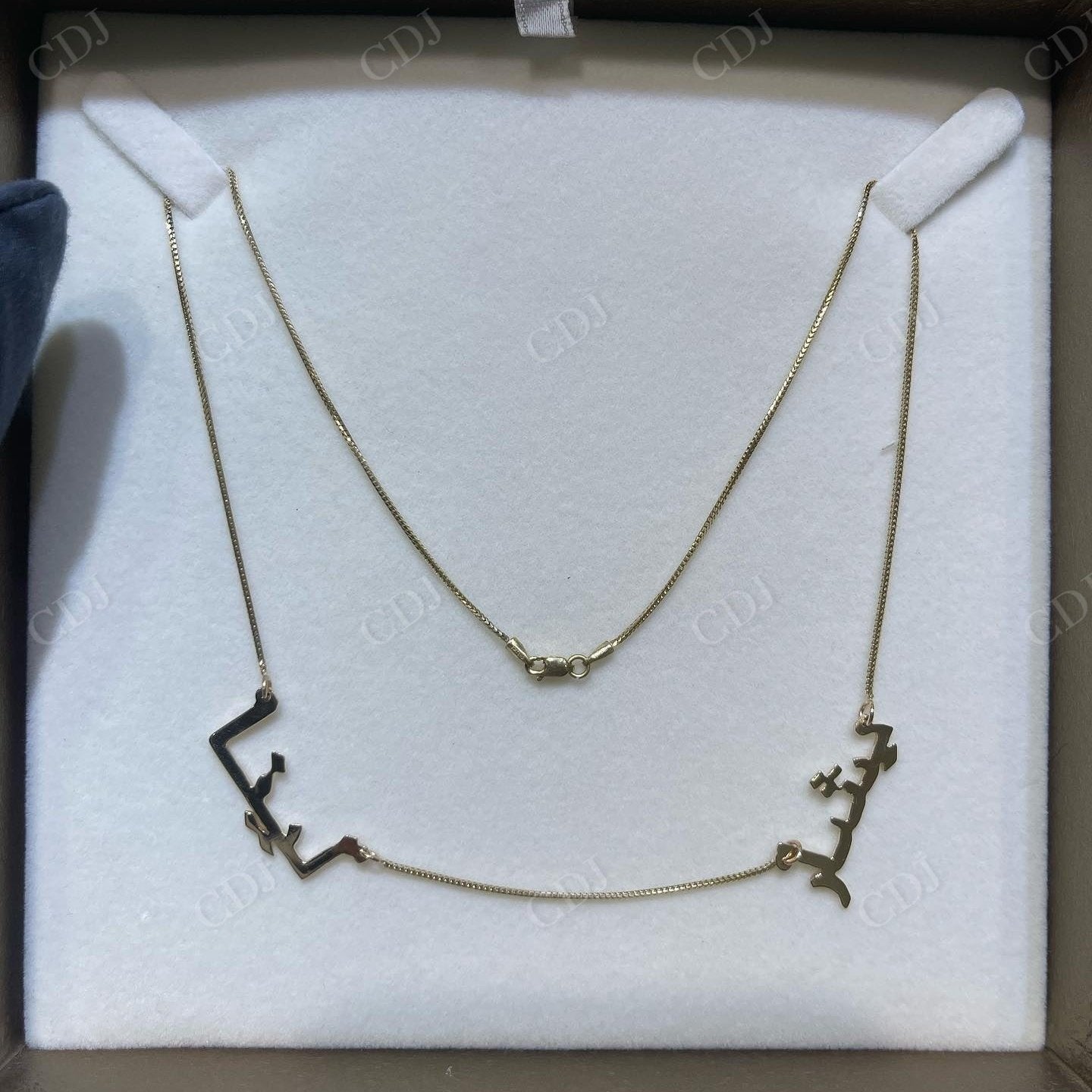 14K Yellow Gold Arabic Name Pendant For Women hip hop jewelry CustomDiamJewel