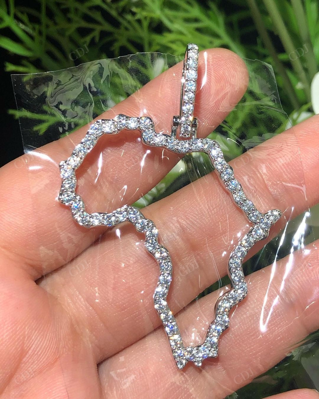 Custom Lab Grown Diamond Handmade Pendant customdiamjewel