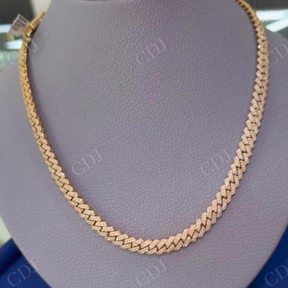 Hip Hop Iced Out Diamond Cuban Link Chain Jewelry hip hop jewelry CustomDiamJewel