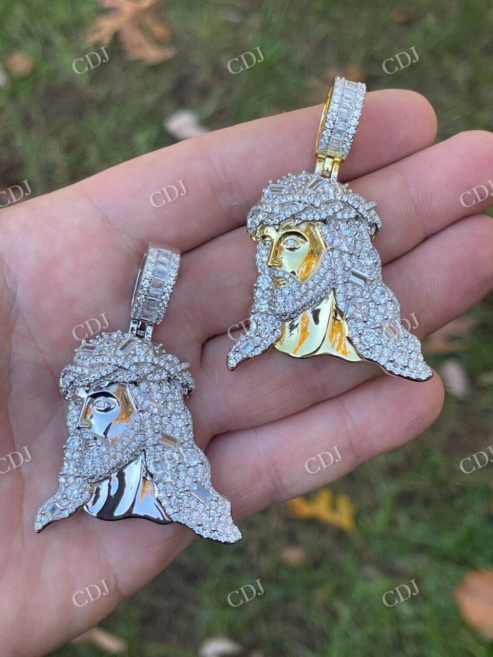 Jesus Piece Iced Hip Hop Pendant customdiamjewel