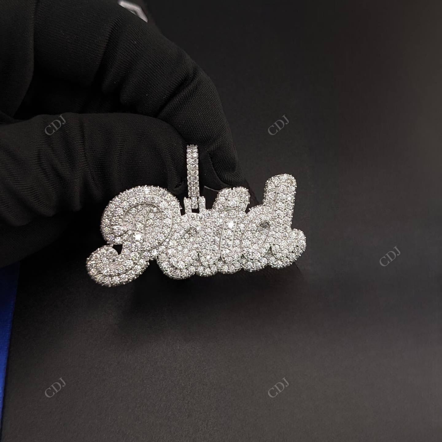 Antique "Paid" Diamond Sterling Silver Pendant hip hop jewelry CustomDiamJewel