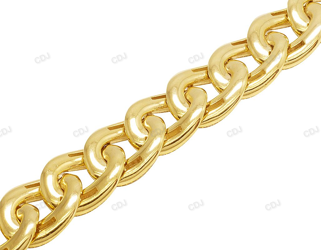 High Quality Silver Moissanite Iced Out Link Bracelet
