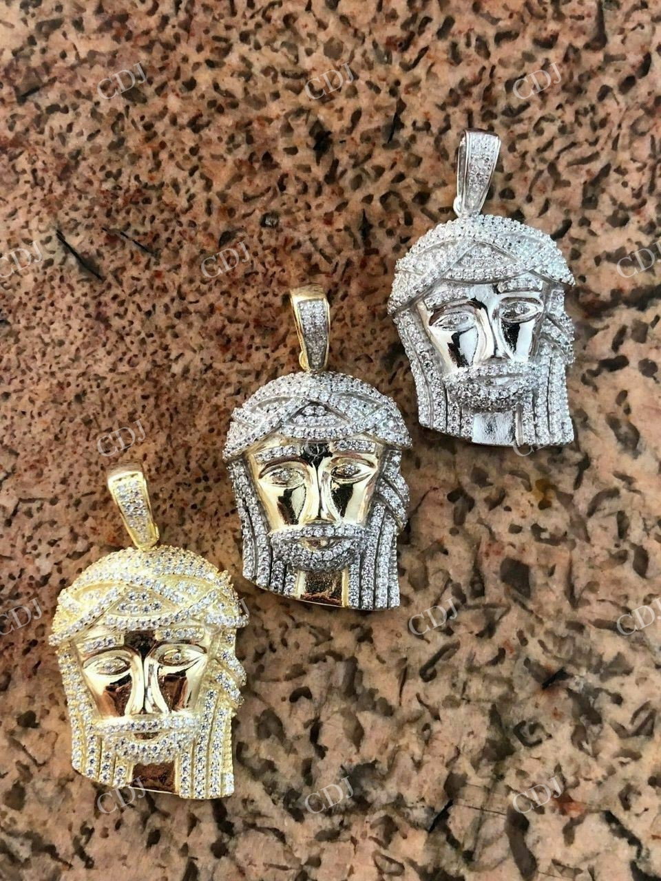 Jesus Piece Super Icy Diamond Pendant customdiamjewel