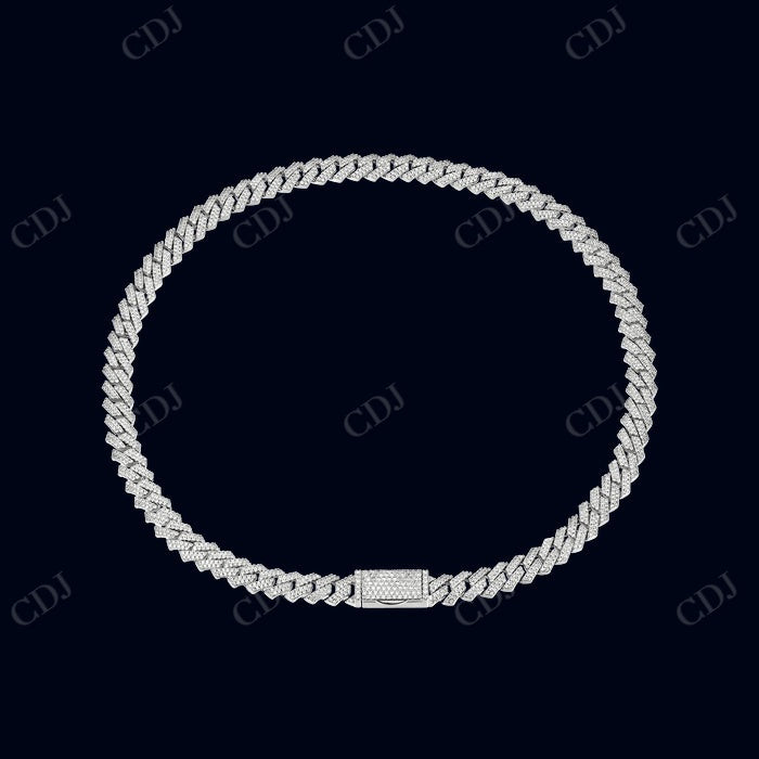 Diamond Iced Out Cuban Chain CustomDiamJewel