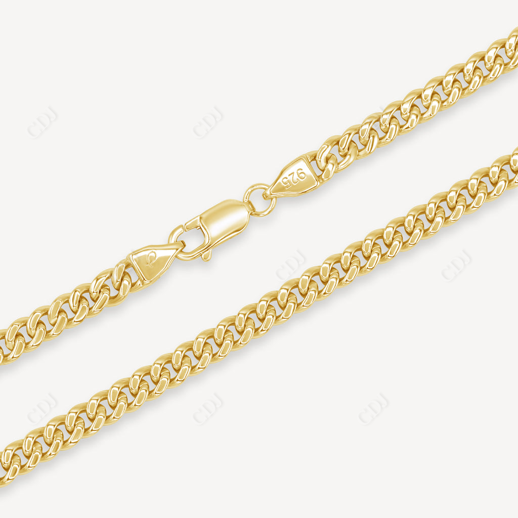 Yellow Gold Plating Cuban Chain Hip Hop Jewelry customdiamjewel