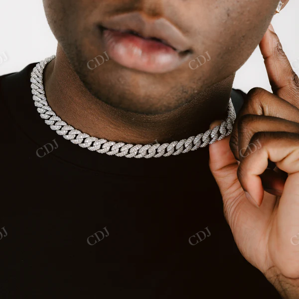 Rapper Style Miami Cuban Link Chain Hip Hop Necklace customdiamjewel