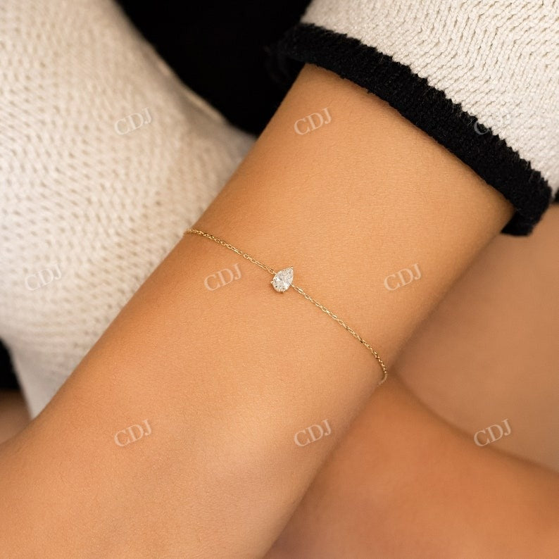 0.15CT Adjustable Drawstring Chain Fancy Shape Natural Diamond Bracelet adjustable becelet customdiamjewel   