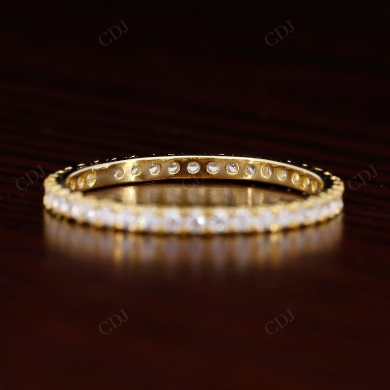 0.40CTW Round Cut Lab Grown Diamond Wedding Band customdiamjewel