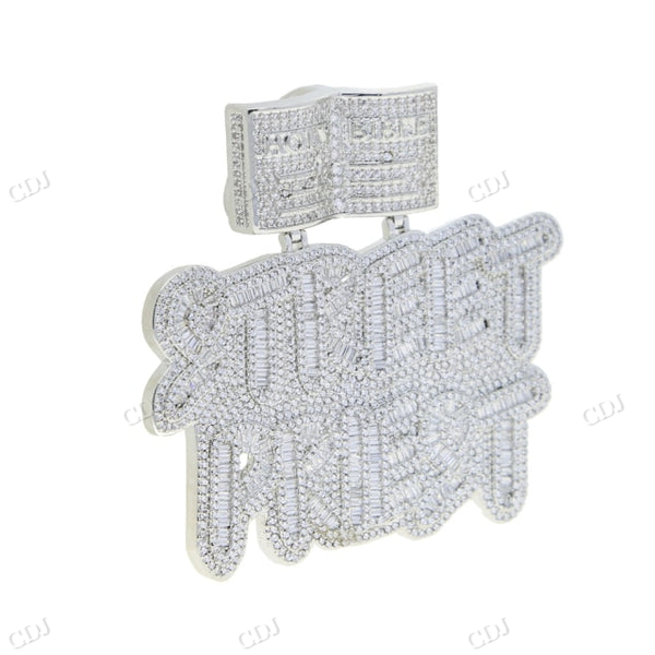 Baguette Moissanite STREET PREST Hip Hop Pendant hip hop jewelry CustomDiamJewel