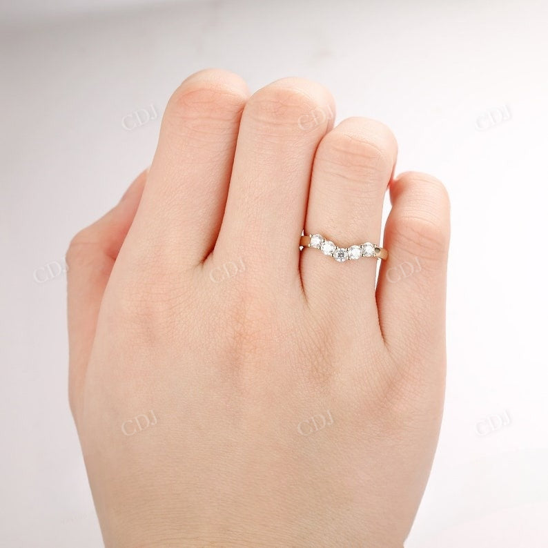 Classic 0.5CTW Lab Grown Diamond Wedding Band customdiamjewel