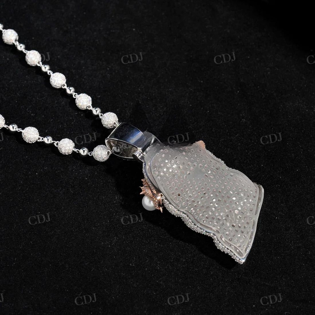 Hip Hop Diamond Jesus Pendant For Men customdiamjewel