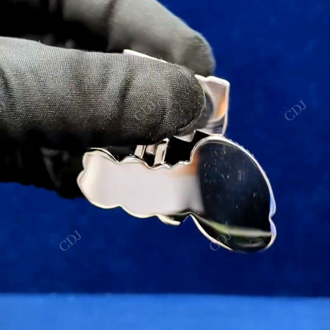 Custom Iced Out Diamond 4.17 Bree Two Tone Pendant hip hop jewelry CustomDiamJewel