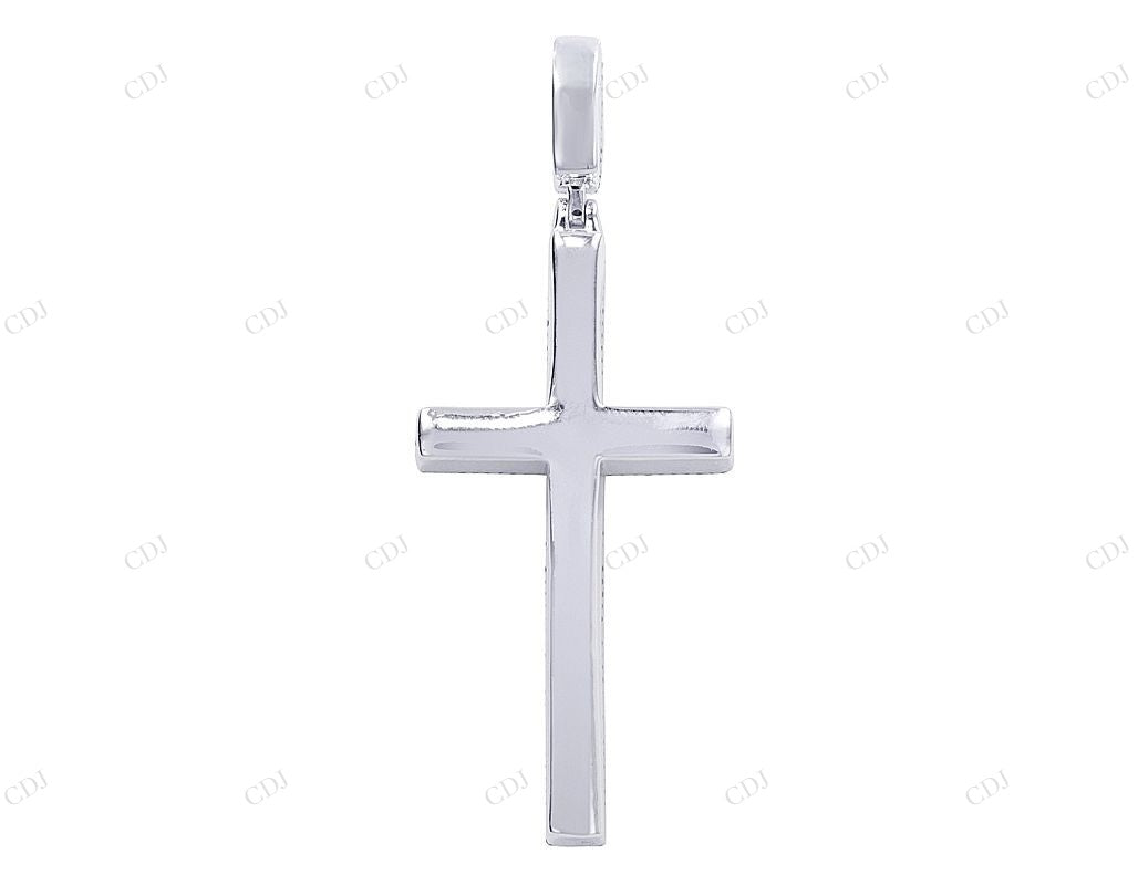 10K Yellow Gold 2.9 Inch Lab Grown Diamond Cross Pendant Hip Hop Pendent customdiamjewel